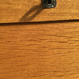 Curtain binder veneer gilded oak height 121cm