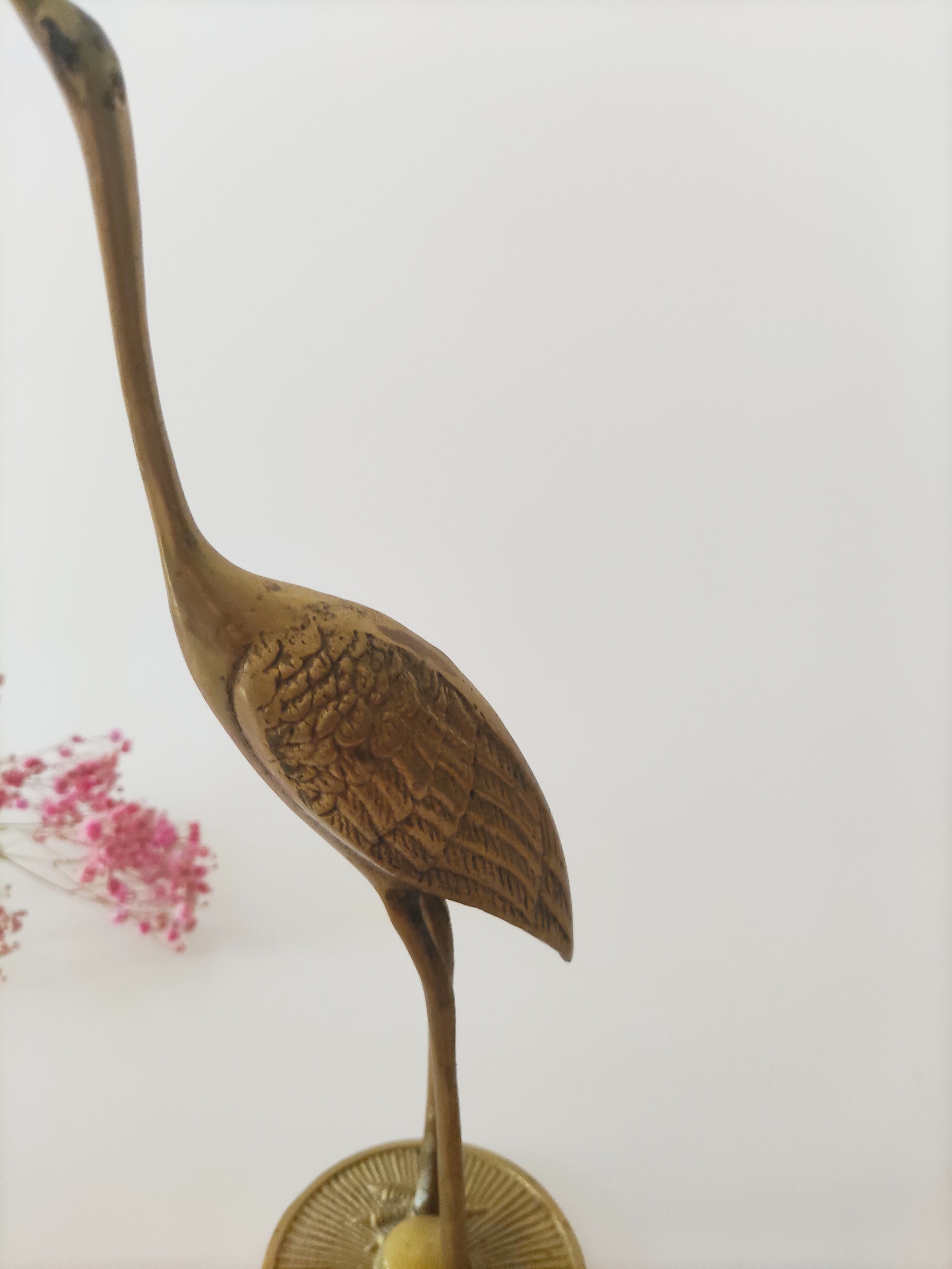 Heron brass statuette
