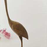 Heron brass statuette