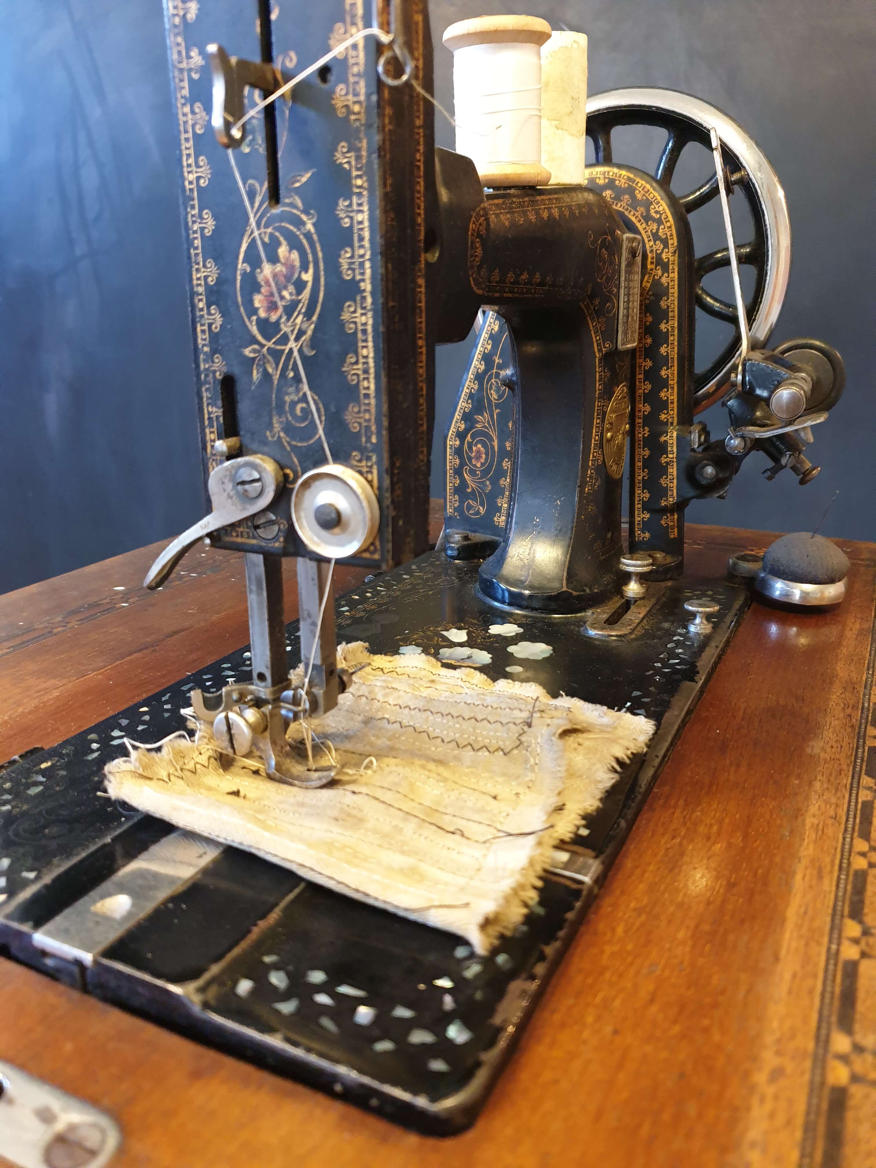 Old gritzner sewing machine