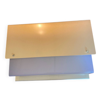 Golden aluminum plexi wall light