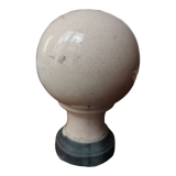 Cracked tiled stair ball