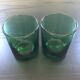Pair of thick green glasses
