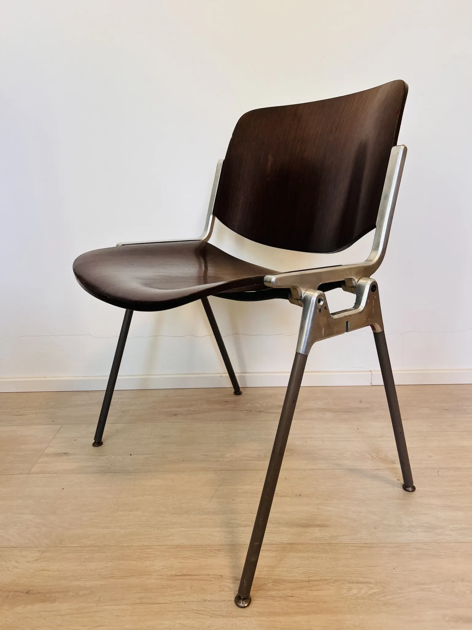 Vintage Side Chair by Giancarlo Piretti for Castelli, Italy1970’s
