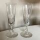 Product BHV Pair of crystal champagne flutes sounding 1960