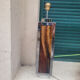 Crome and bakelite lamp