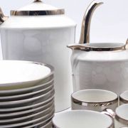 Prestigious coffee service – Bernardaud & Cie (B & Cie) Limoges – 26 pieces