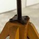 Workshop chair 1950 feet compass skaï red atypical