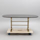 Table haute avec son plateau en labradorite