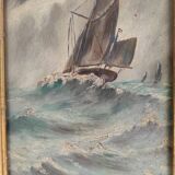 French oil painting, signed Chauvry, 1929