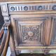 Banquette-coffre ancienne style Henri II / Néo-Renaissance en bois sculpté