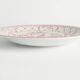 Plat en art populaire avec motif floral rouge par Ilse Claesson pour Rörstrand, Suède 1930