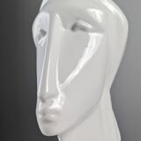 Art Deco Style Ceramic Woman Bust