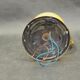 Czech Art Deco Brass and Champagne Glass Wall Light 1930s