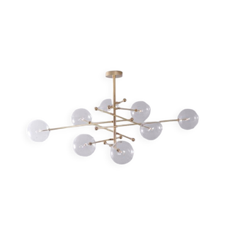 Suspension ceiling chandelier Schwung RD15 8 arms