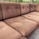 Vintage Modular Sofa in Brown Velvet Corduroy, 1970s