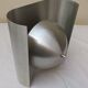 Space Age wall light in brushed aluminium from the 1970s.