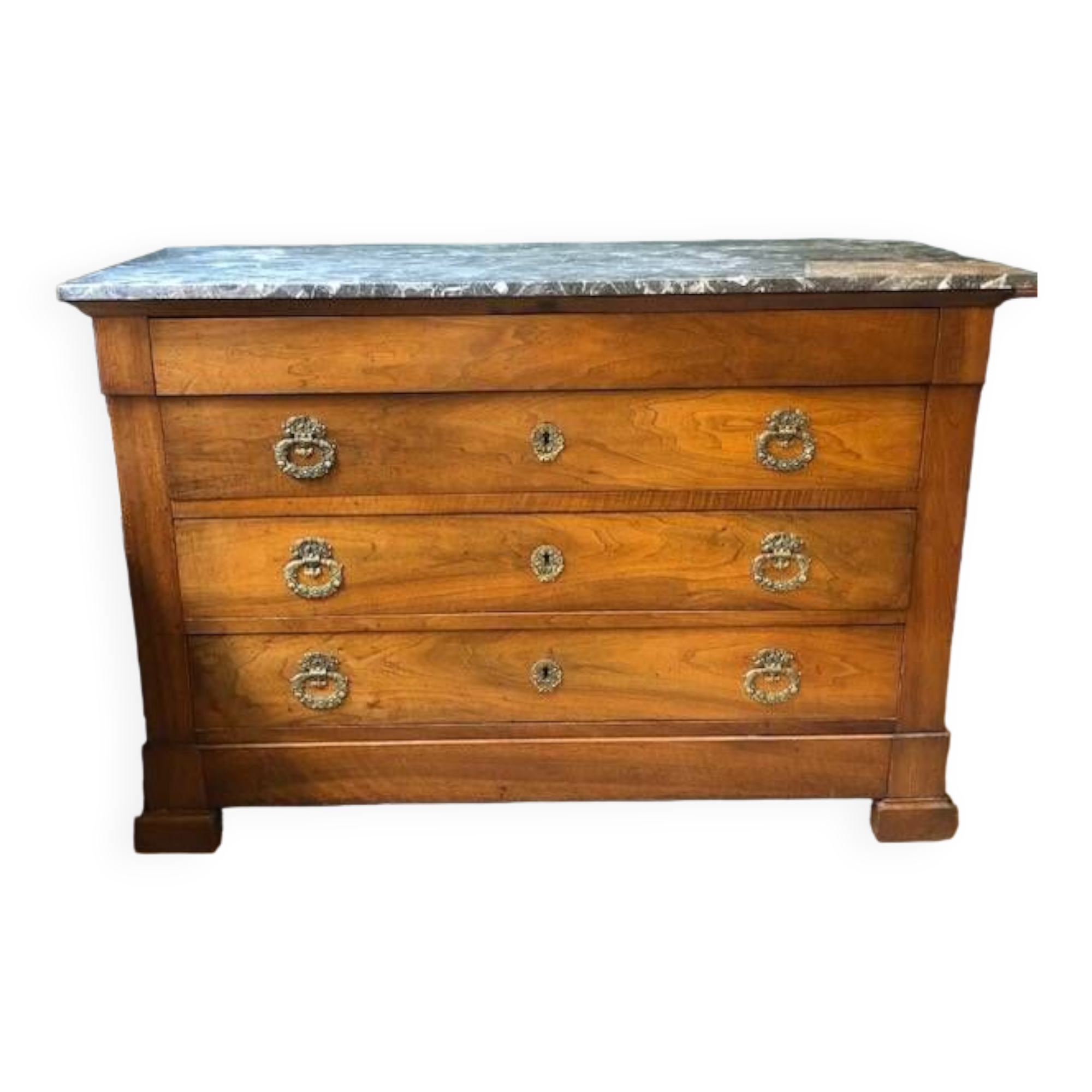 Commode with marble top