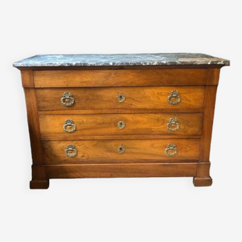 Commode with marble top