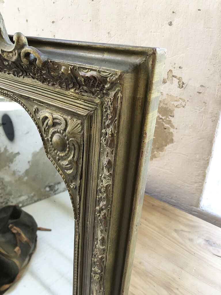 Mirror rosette Louis XVI 90x154cm