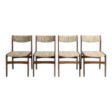 Set of 4 Scandinavian Erik Buch chairs from the 60s/70s