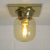 Ensemble de 4 / appliques murales en laiton vintage / style mid-century modern