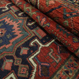 Antique Persian Karaje runner rug, Long Tribal Wool Oriental Rug- 87x405cm