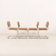 Vintage Italian Cesca chairs 1970s