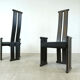 Vintage post modern dining chairs, 1970s