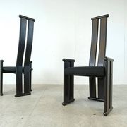 Chaises de salle à manger vintage post-modernes, années 1970