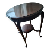 Gueridon en bois de couleur acajou