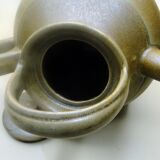 Jug goat gargoulette pitcher in brown stoneware digoin crespot