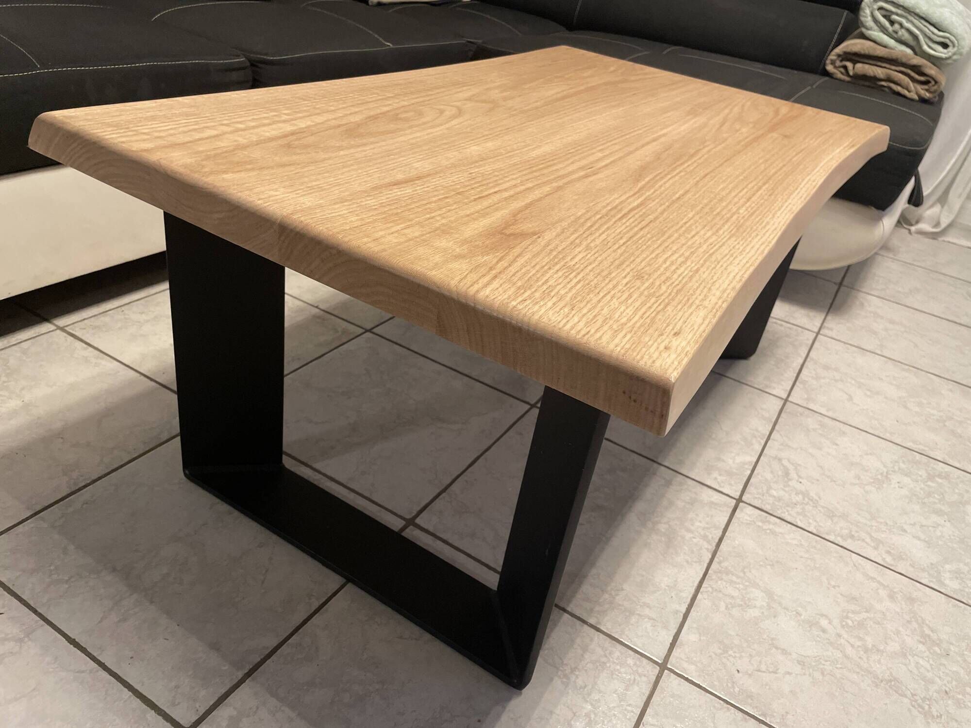 American oak coffee table