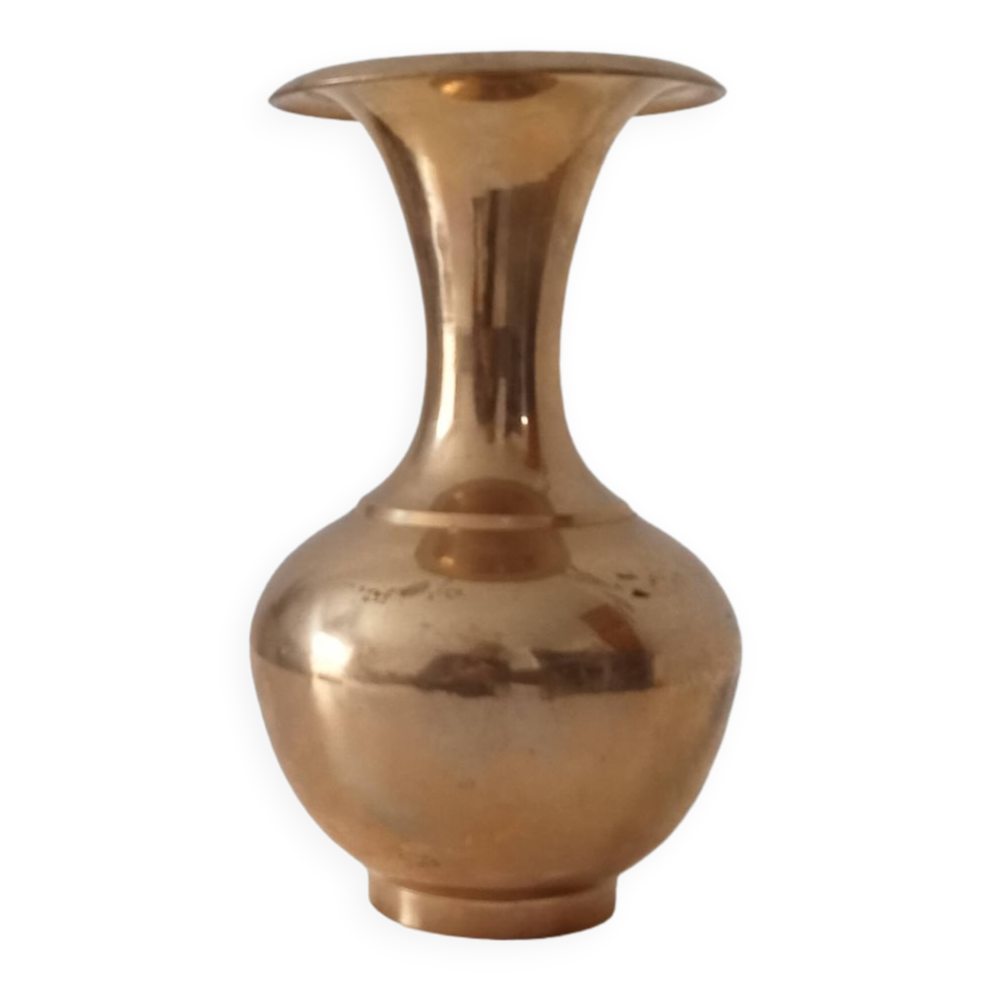 Vintage brass vase