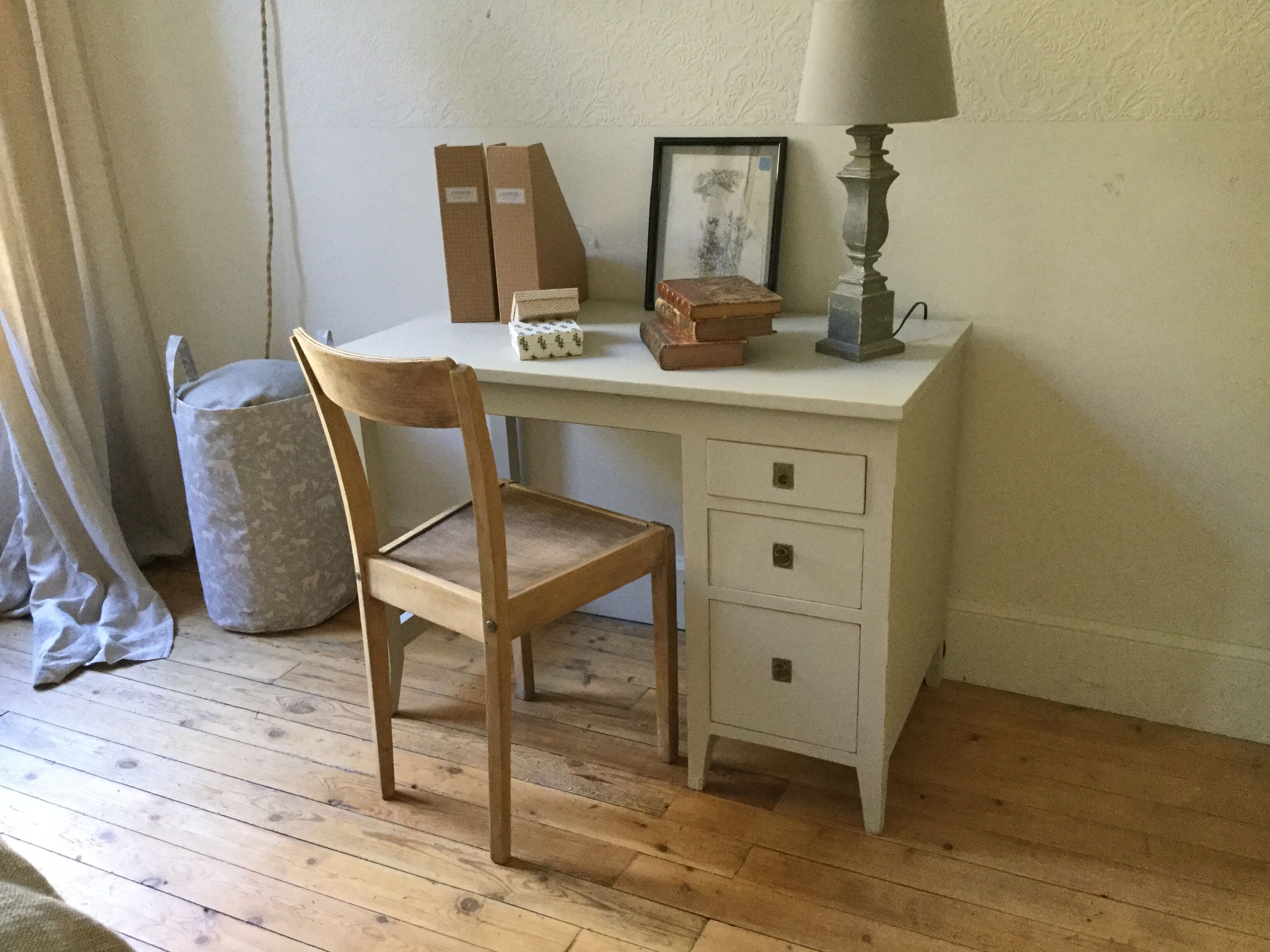Old desk with drawers