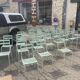 30 vintage art-prod metal terrace chairs