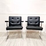Paire de fauteuils Delphi Robin Day Hille du milieu du siècle