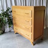 Commode vintage pieds compas