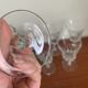 6 vintage glasses