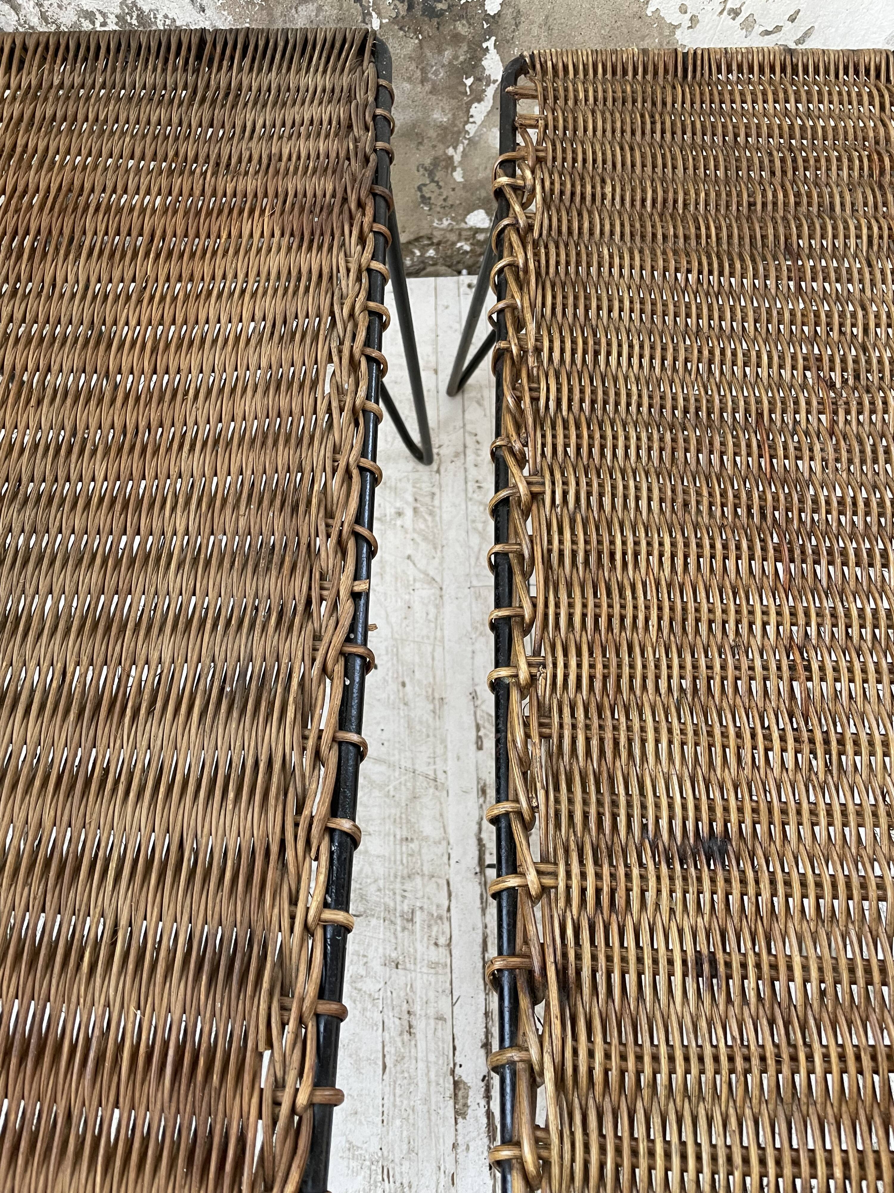 Duo of wicker tables RaouDuo of wicker tables Raoul Guysl Guys