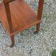 Pair of vintage 50s oak side tables
