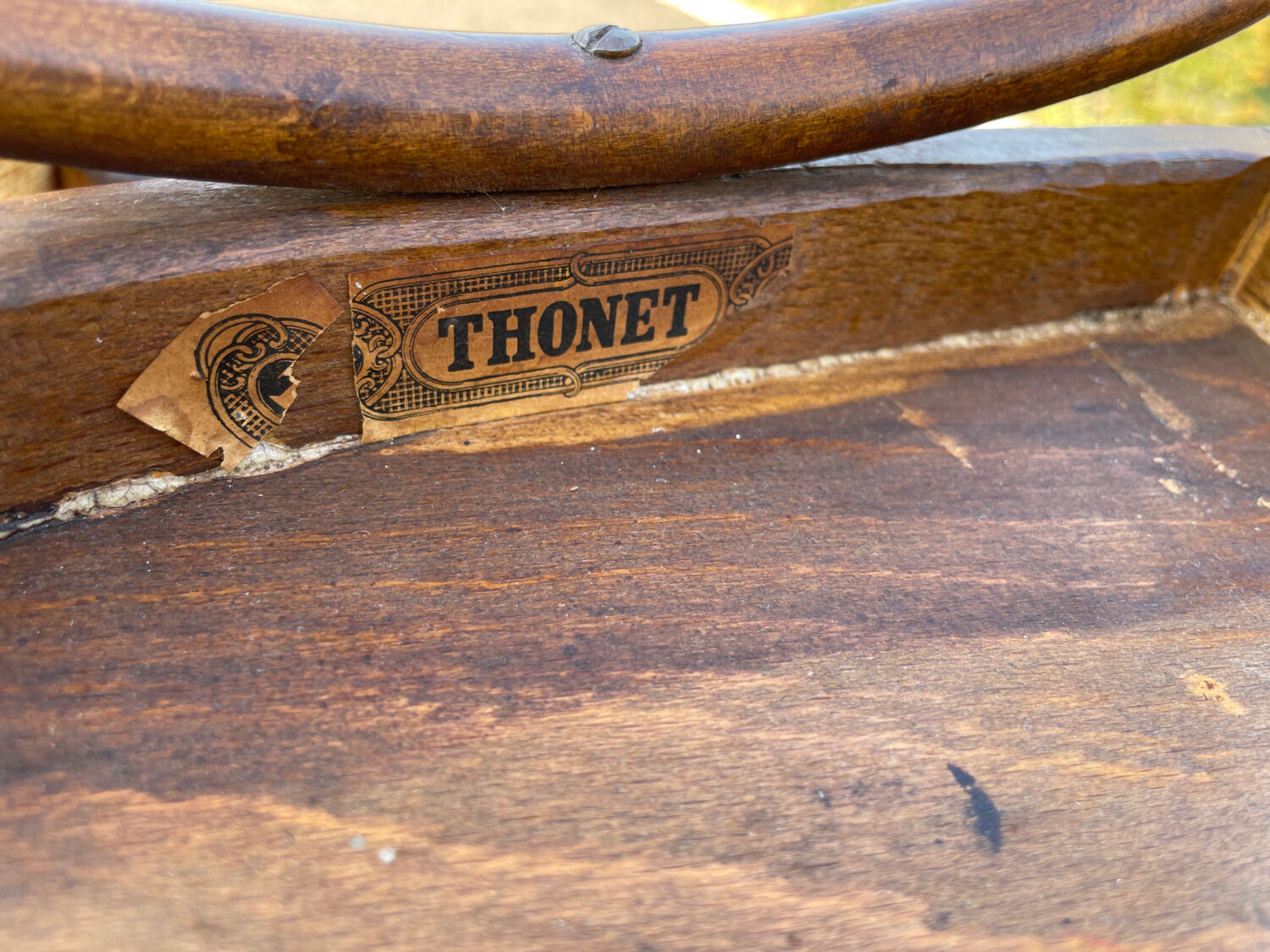 Lot de 4 chaises vintage Thonet de bistrot