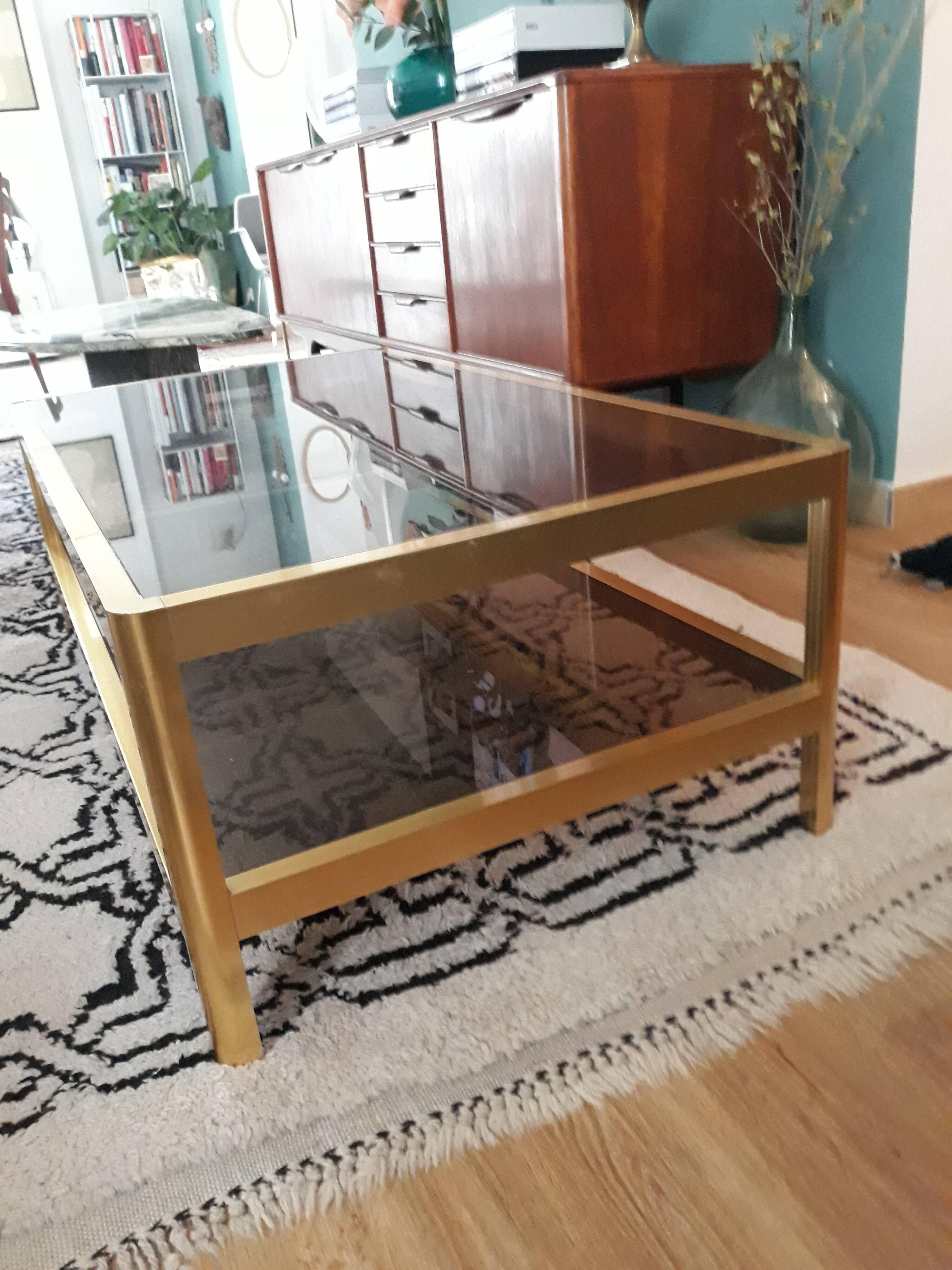 Table basse Roche Bobois années 70 80