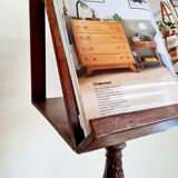 Old carved wooden church desk