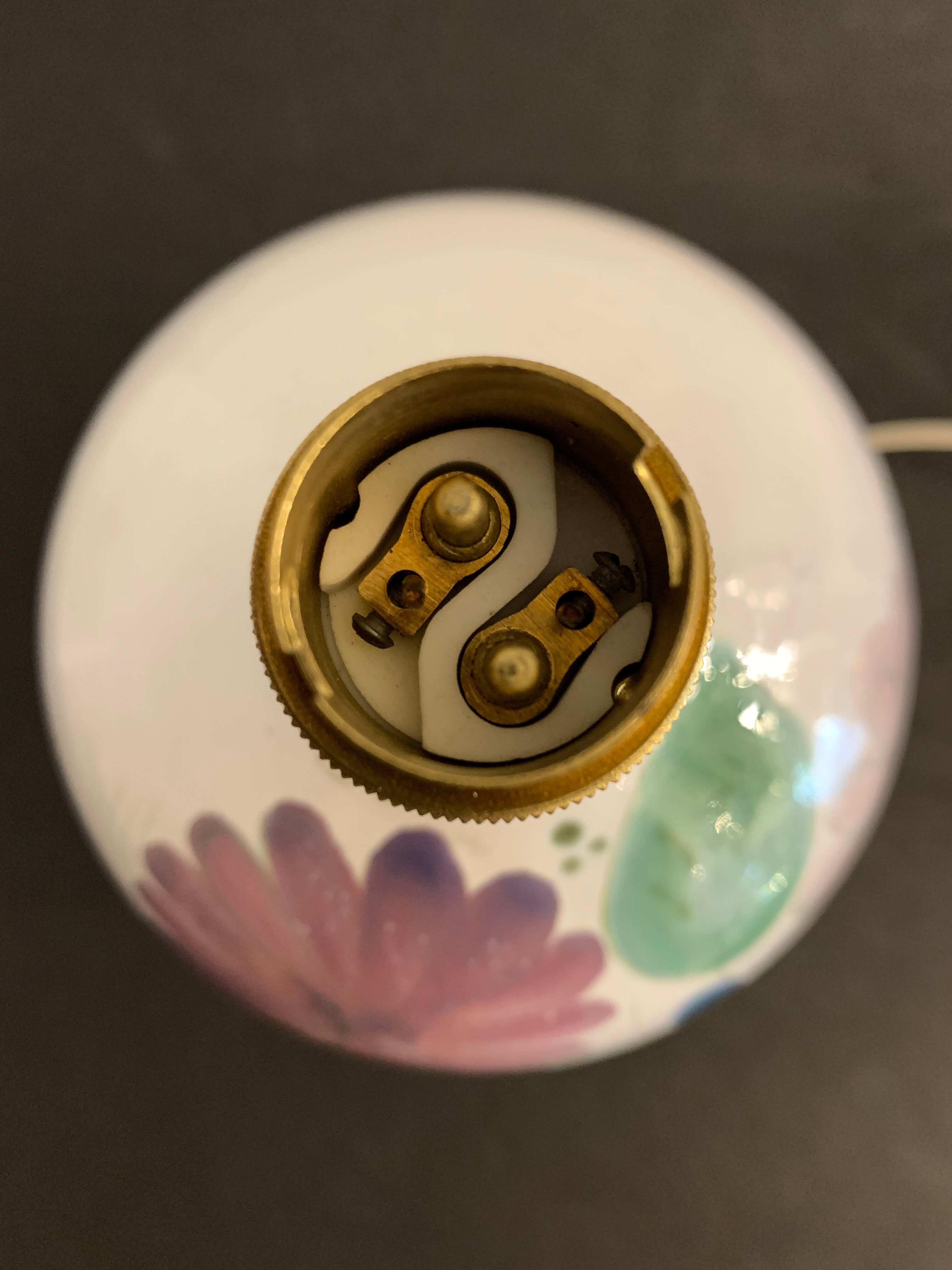 Contemporary ceramic lamp foot Maja