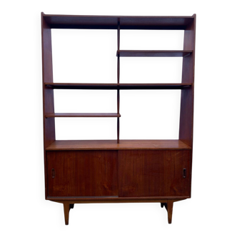 Scandinavian room divider bookcase from the 60s/70s