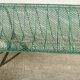 School bench or kindergarten, perforated metal, 50s/60