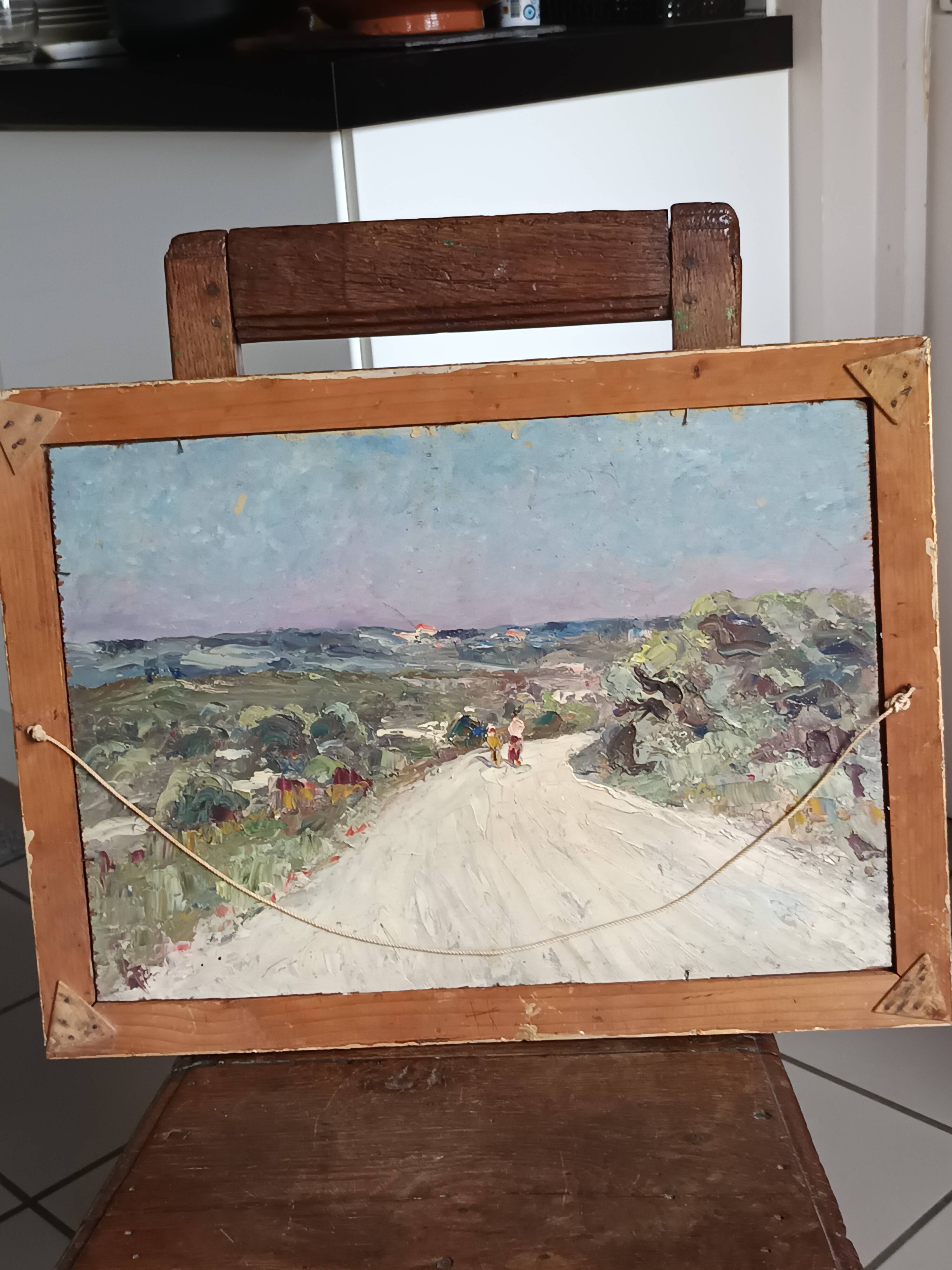 oil on panel by the Provençal painter Henri Millet