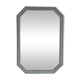 Miroir octogone bleu vintage
