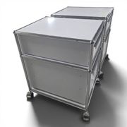 Set of 2 USM Haller cabinets